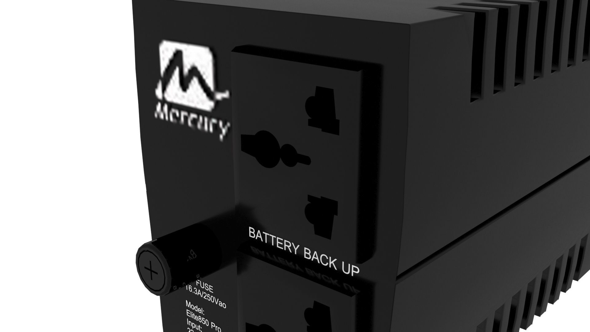 Mercury Backup UPS 3D model_5