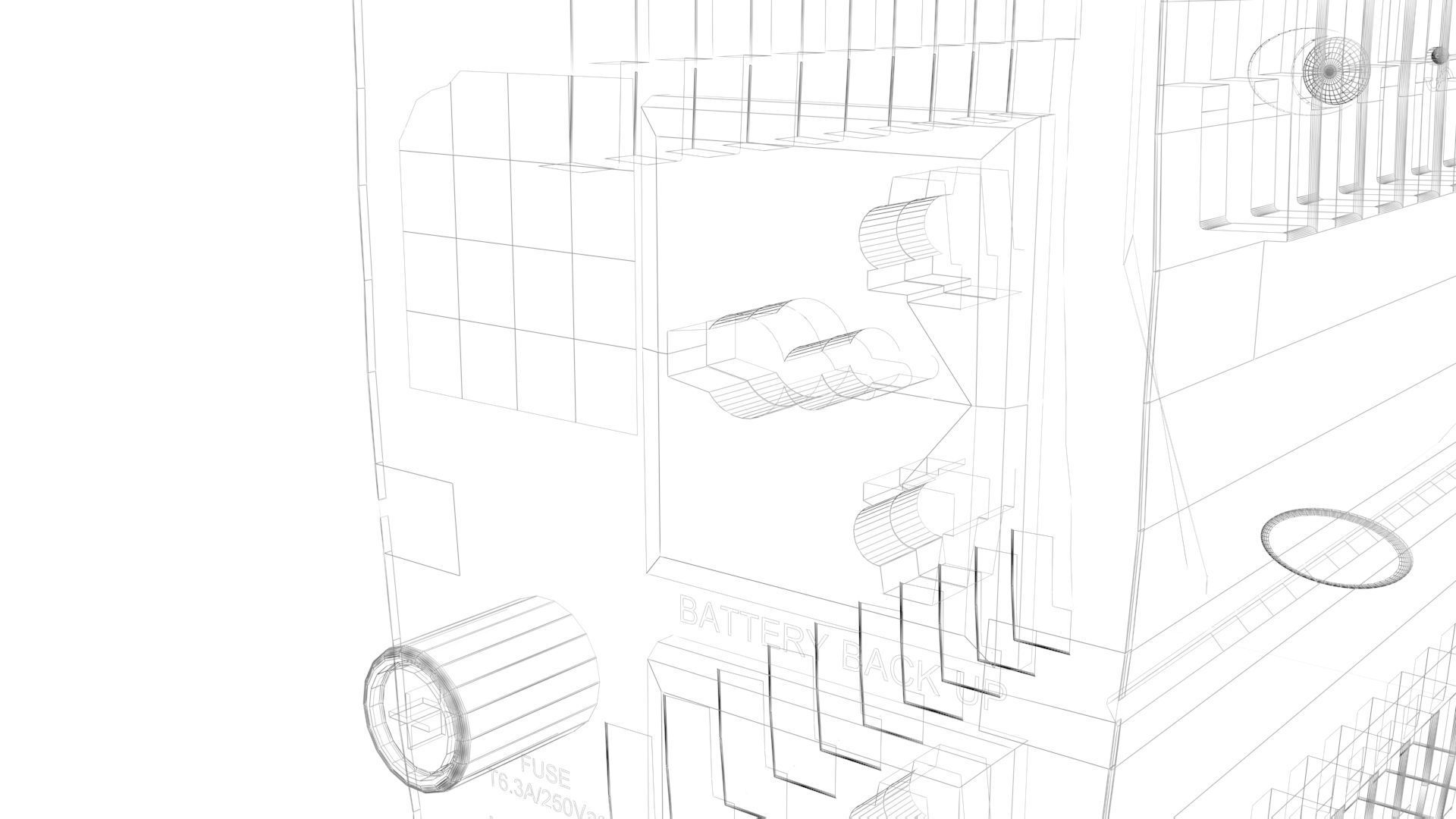 Mercury Backup UPS 3D model_13