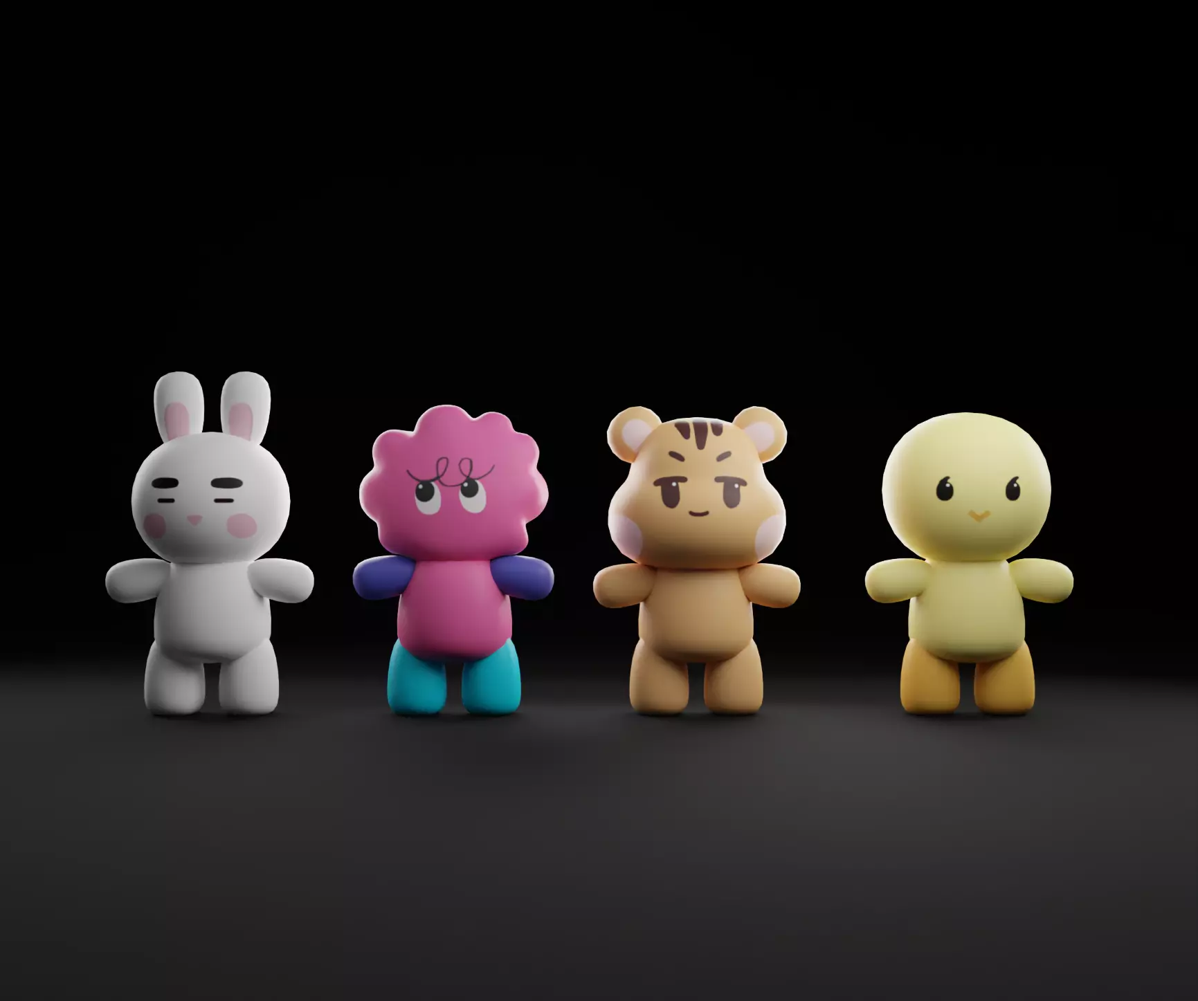 Shinee Dolls Kpop Fanart Free low-poly 3D model_0