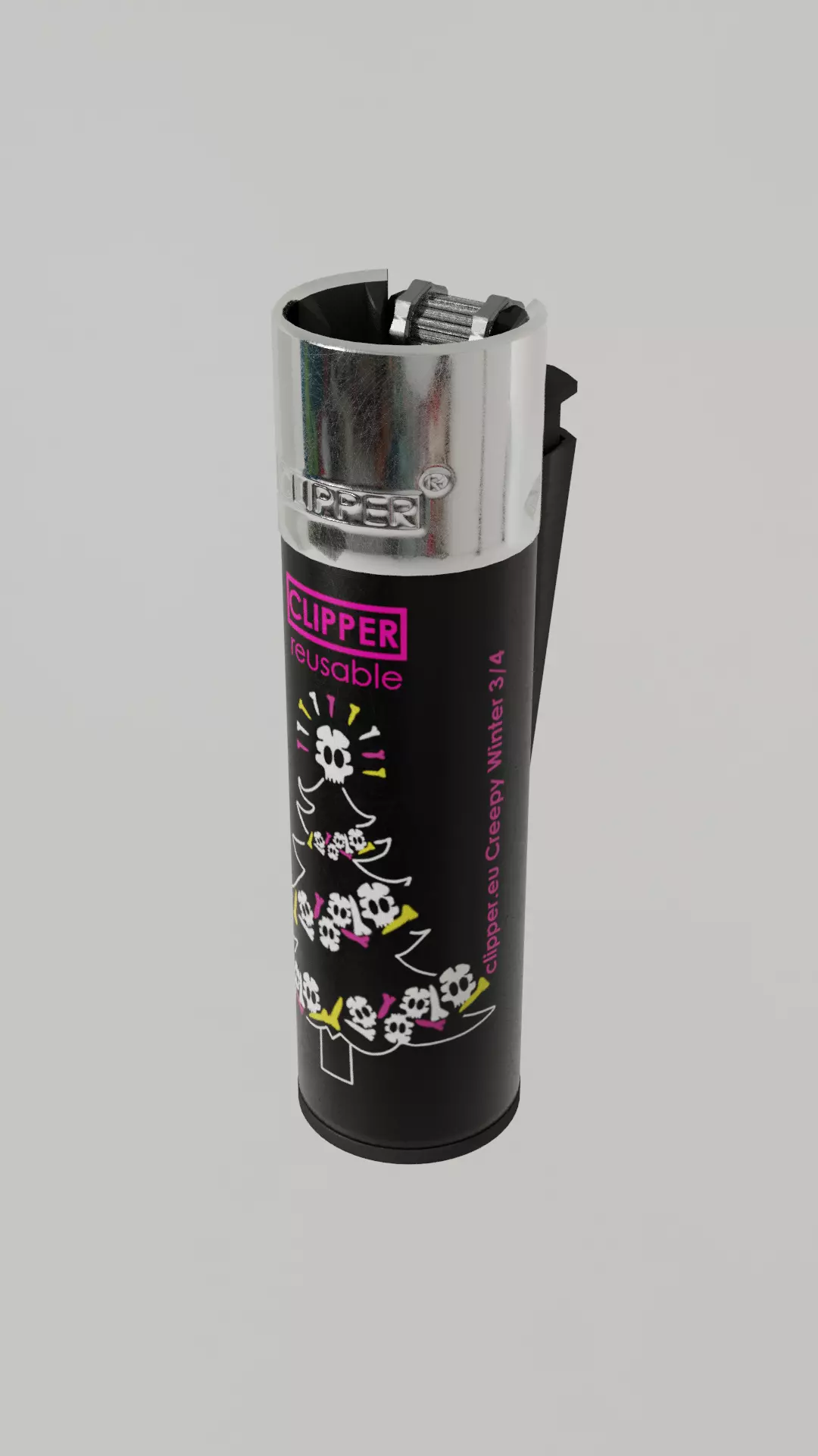 Clipper Lighter Model Free 3D model