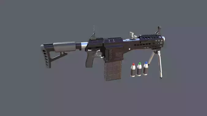 Automatic Grenade Launcher Savan Caliber 32mm Steel