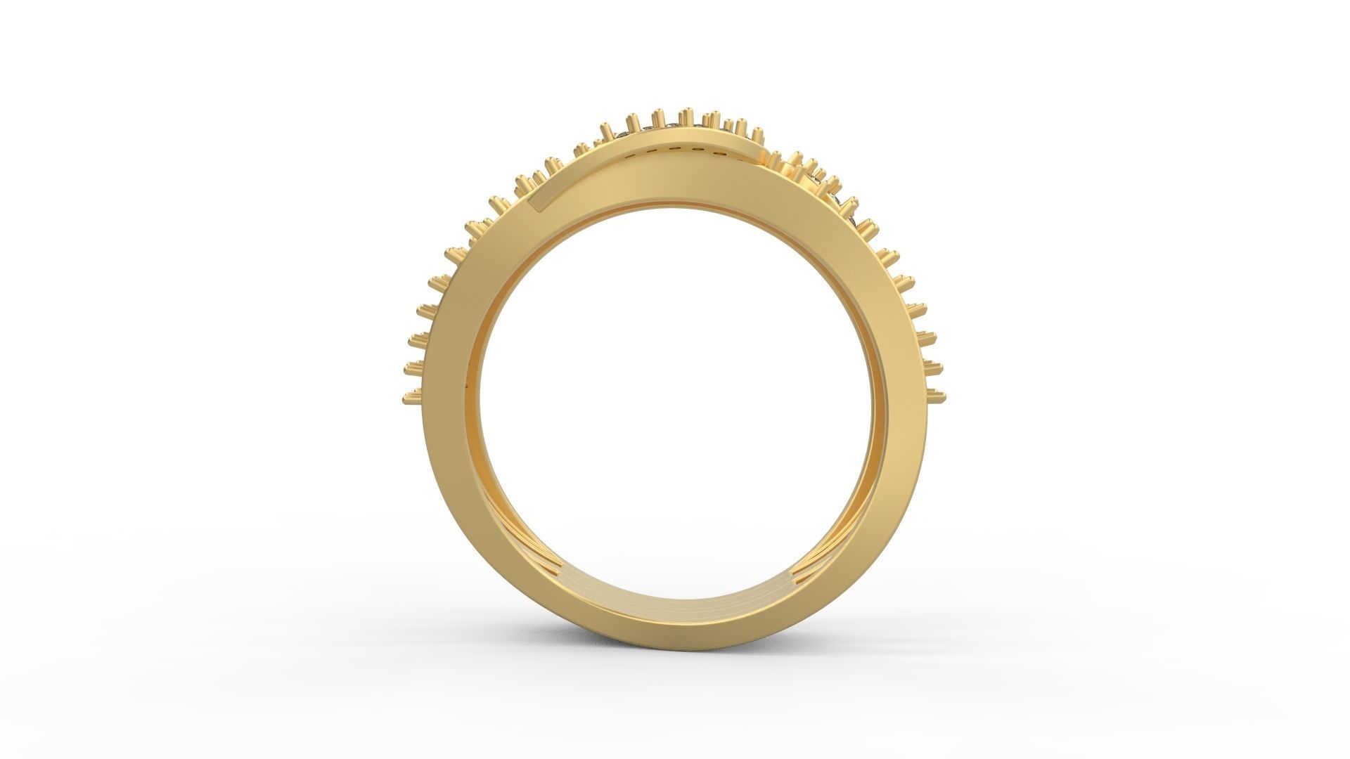 Cocktail Ring 077 3D print model_2