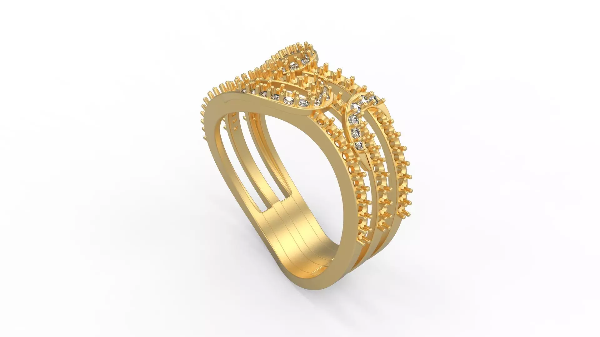 Cocktail Ring 077 3D print model_0
