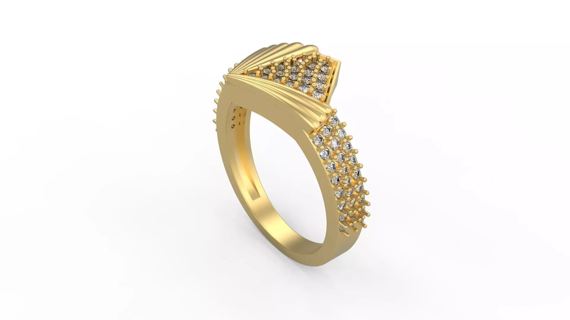 Cocktail Ring 080 3D print model