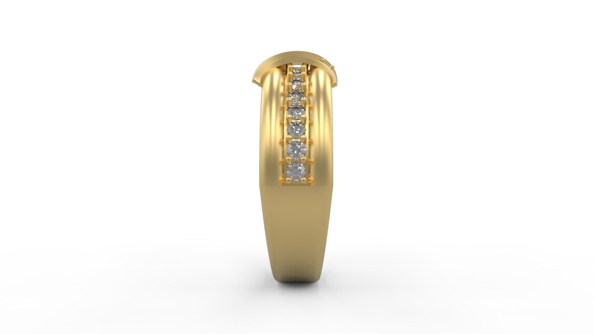 Cocktail Ring 082 3D print model_4