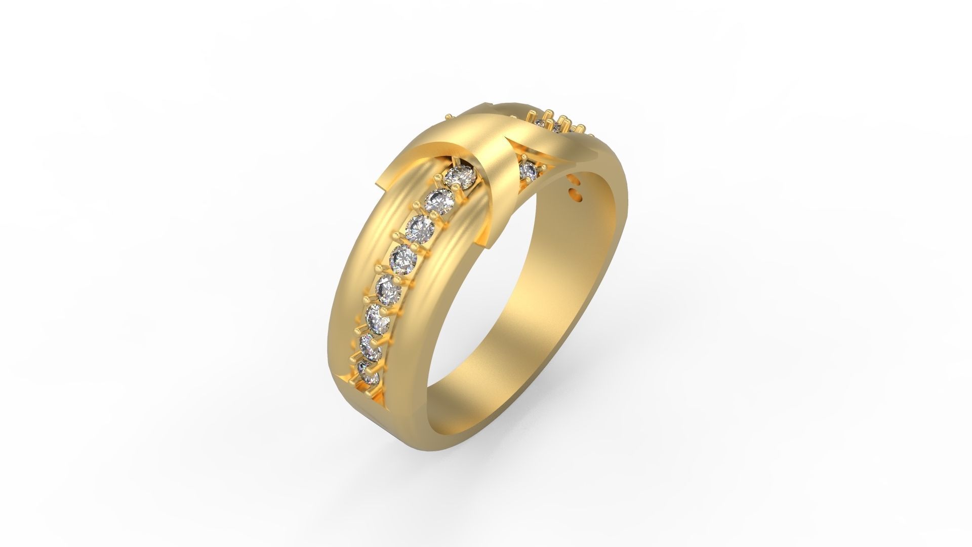 Cocktail Ring 082 3D print model_1