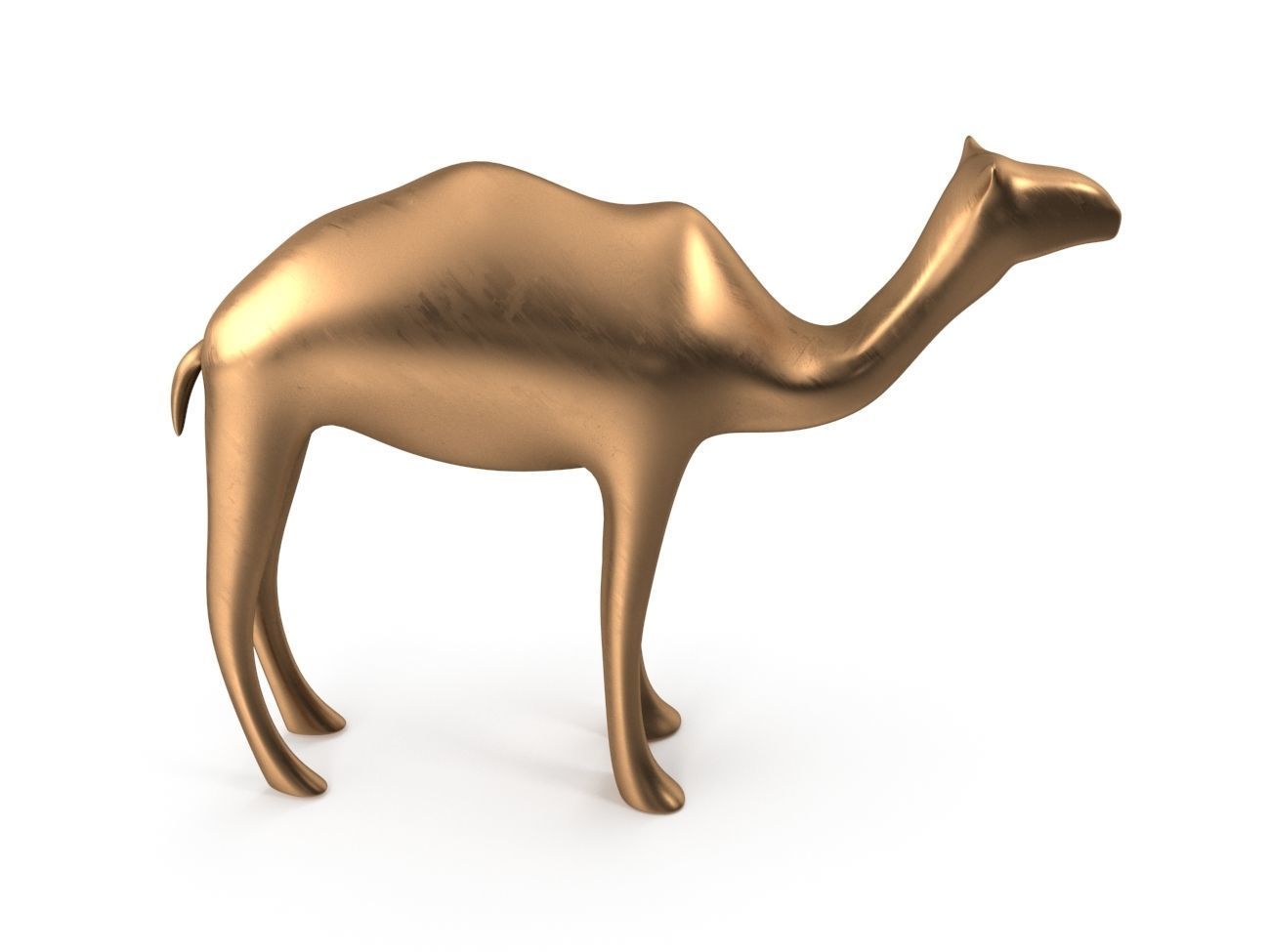 Camel PBR Low-poly 3D model_1