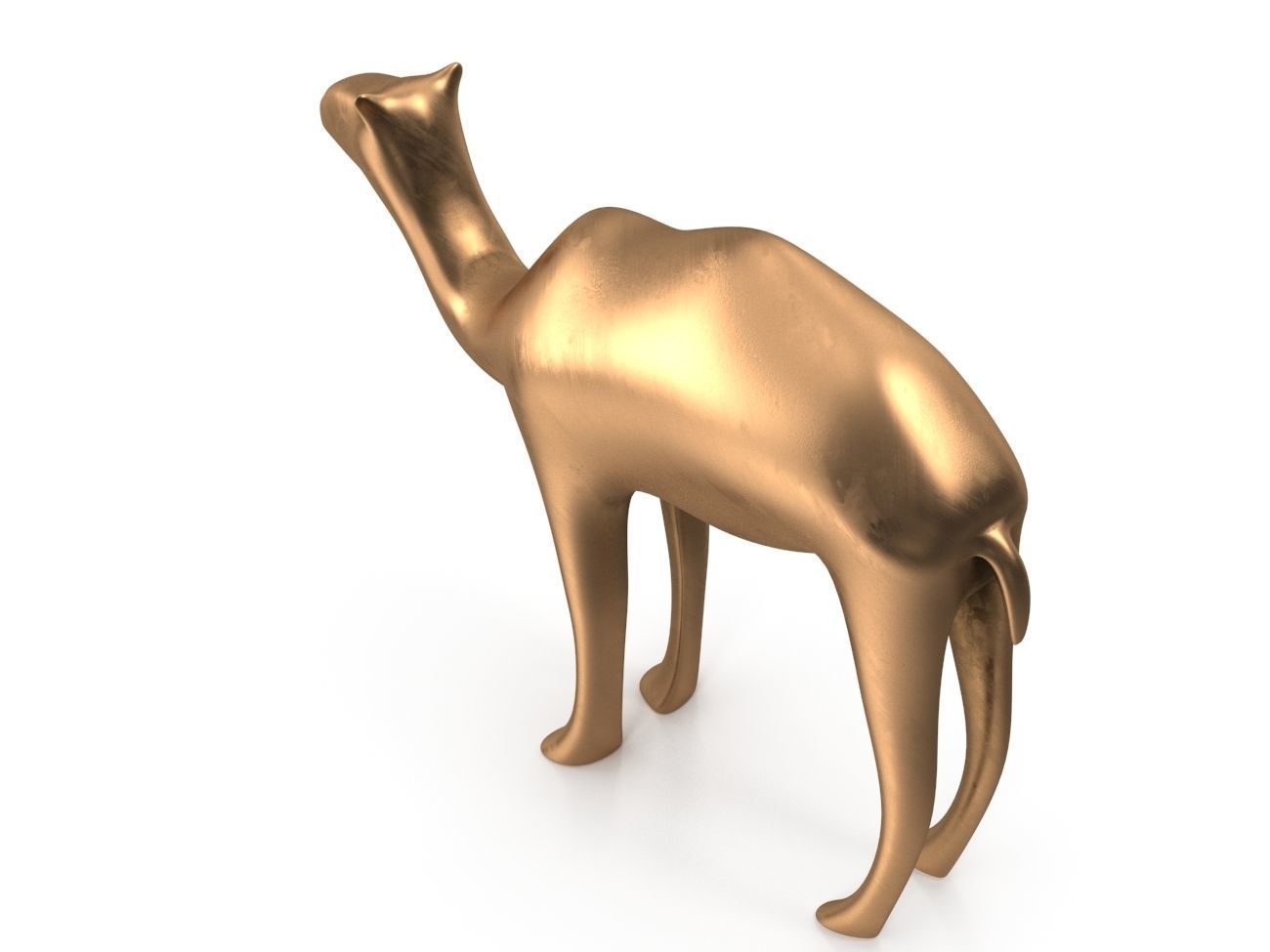 Camel PBR Low-poly 3D model_4
