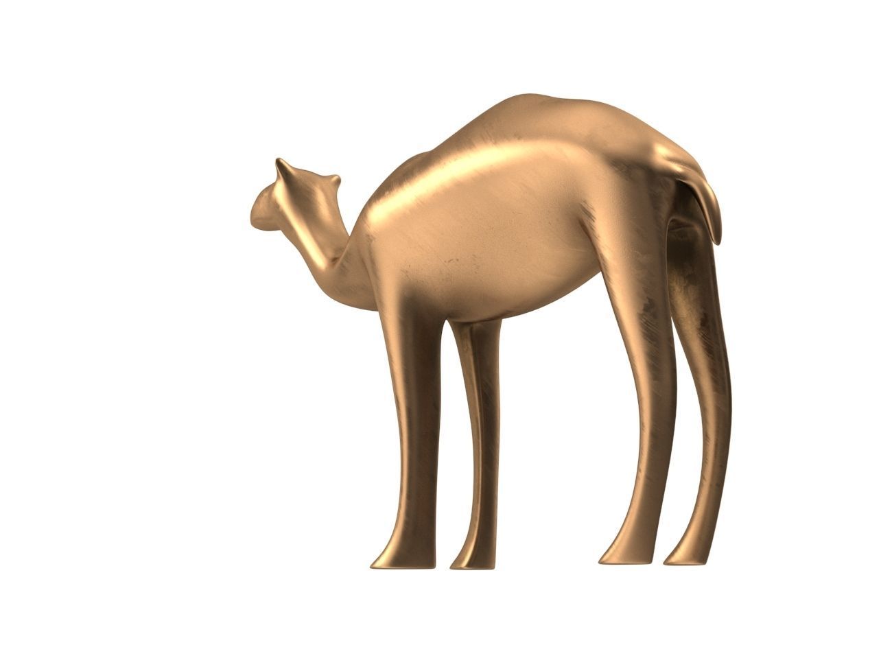 Camel PBR Low-poly 3D model_7