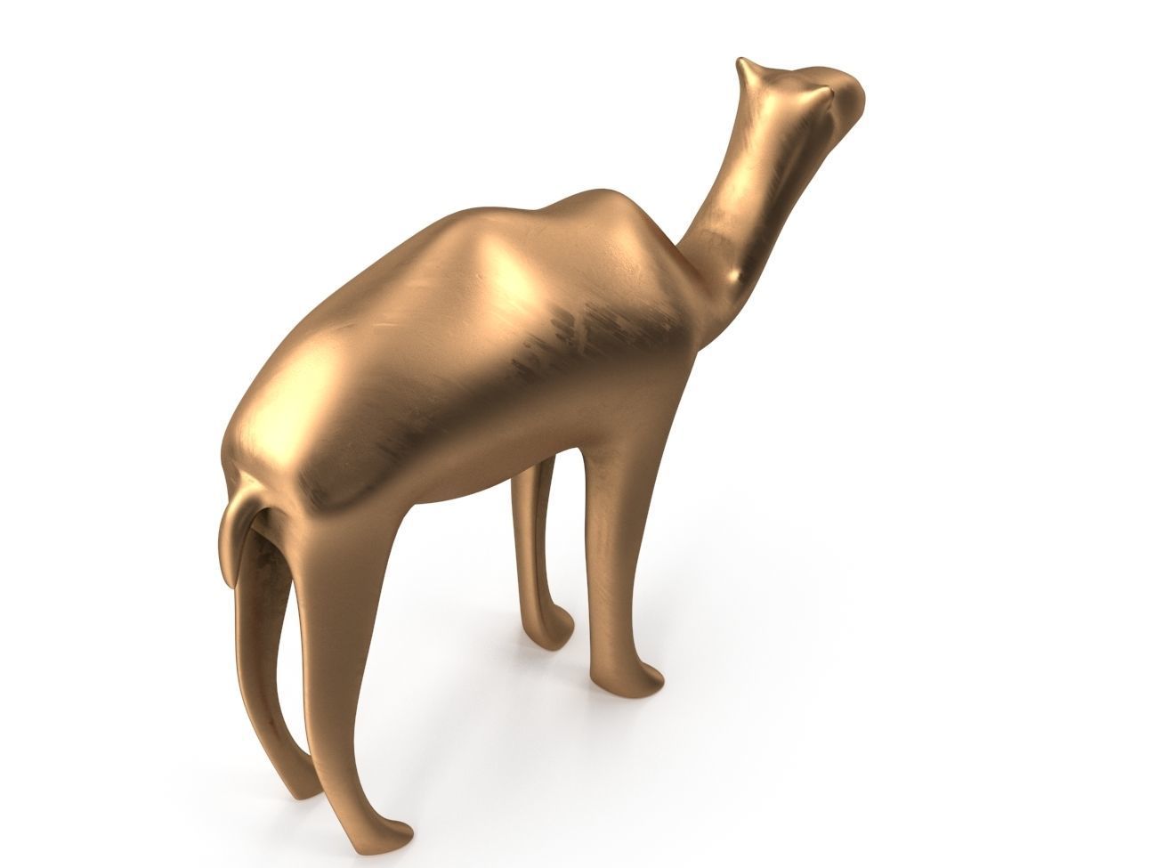 Camel PBR Low-poly 3D model_3