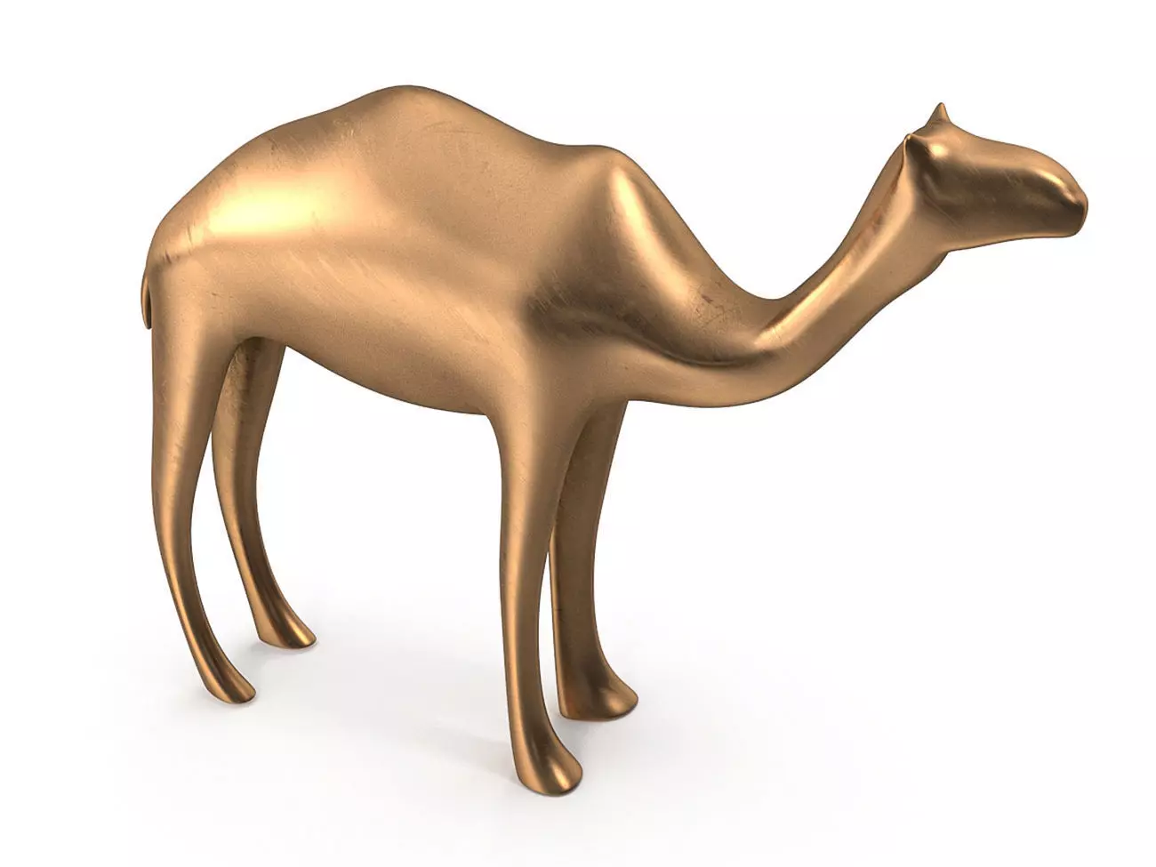 Camel PBR Low-poly 3D model_0