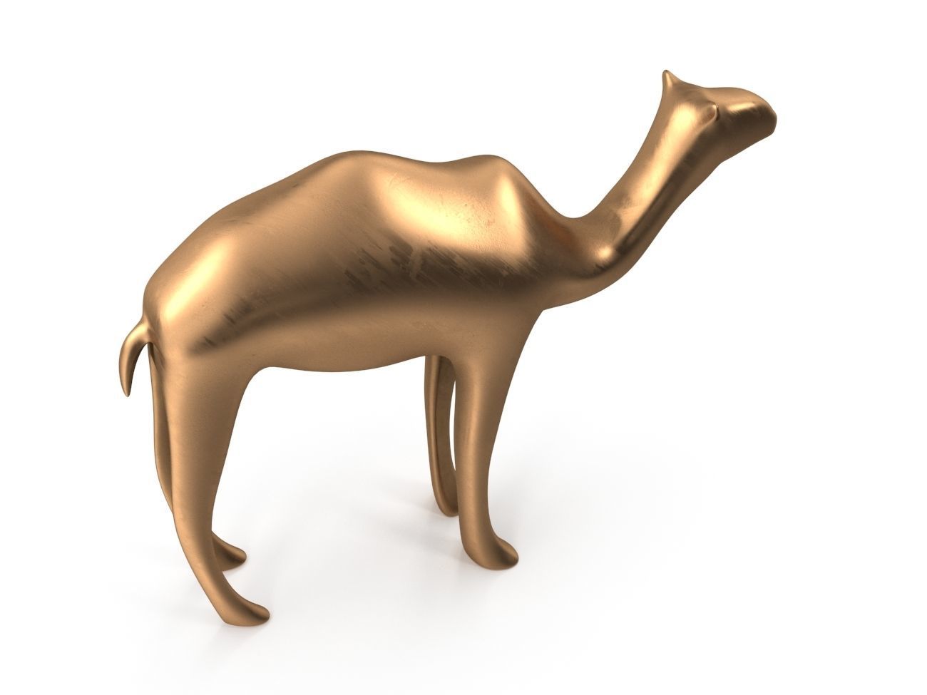 Camel PBR Low-poly 3D model_2