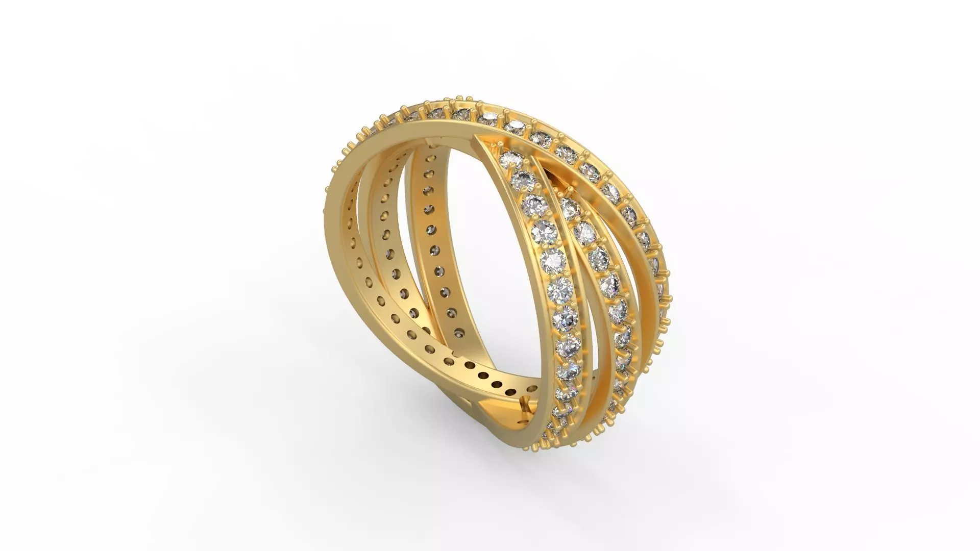 Cocktail Ring 092 3D print model