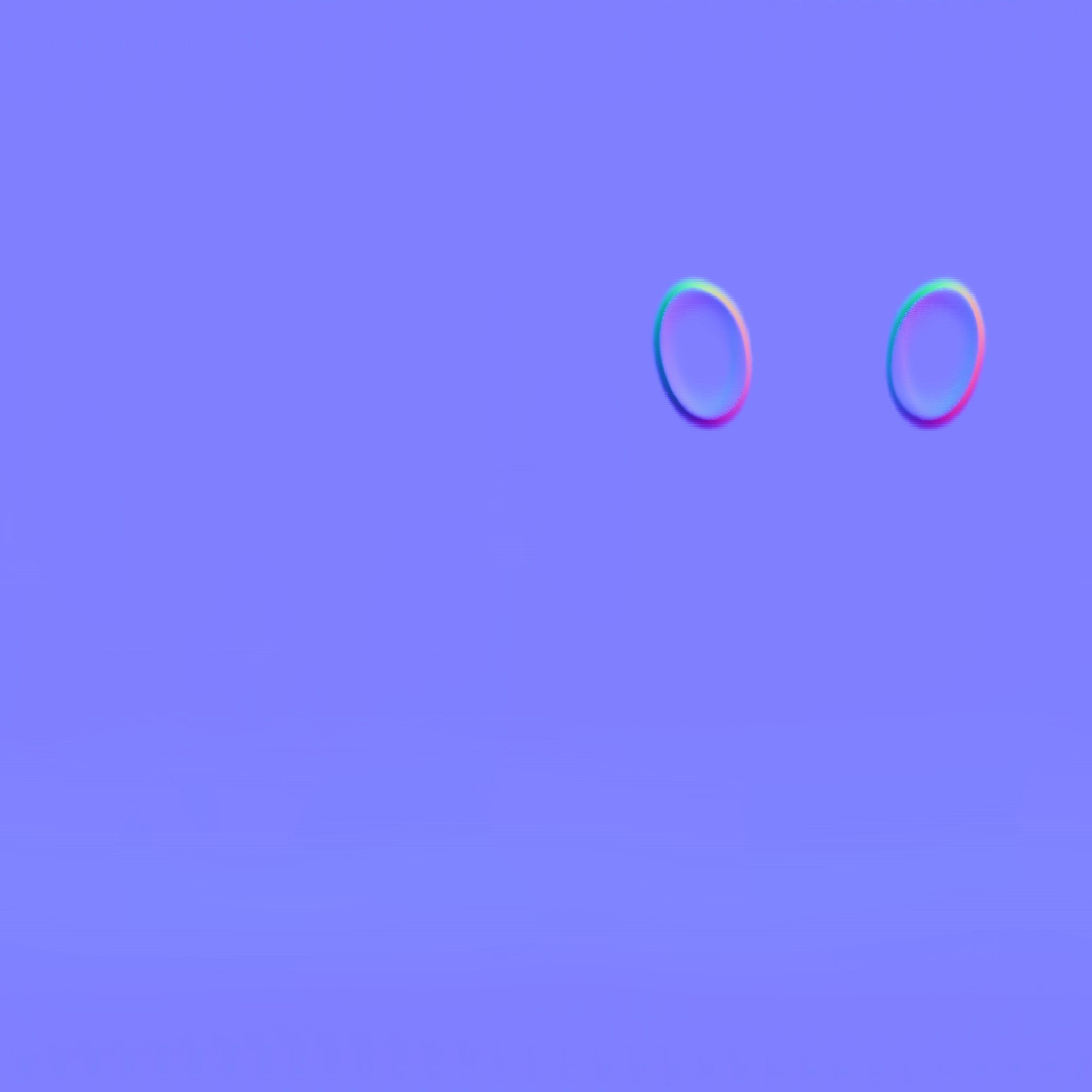 Blue Slime Lp Low-poly 3D model_5