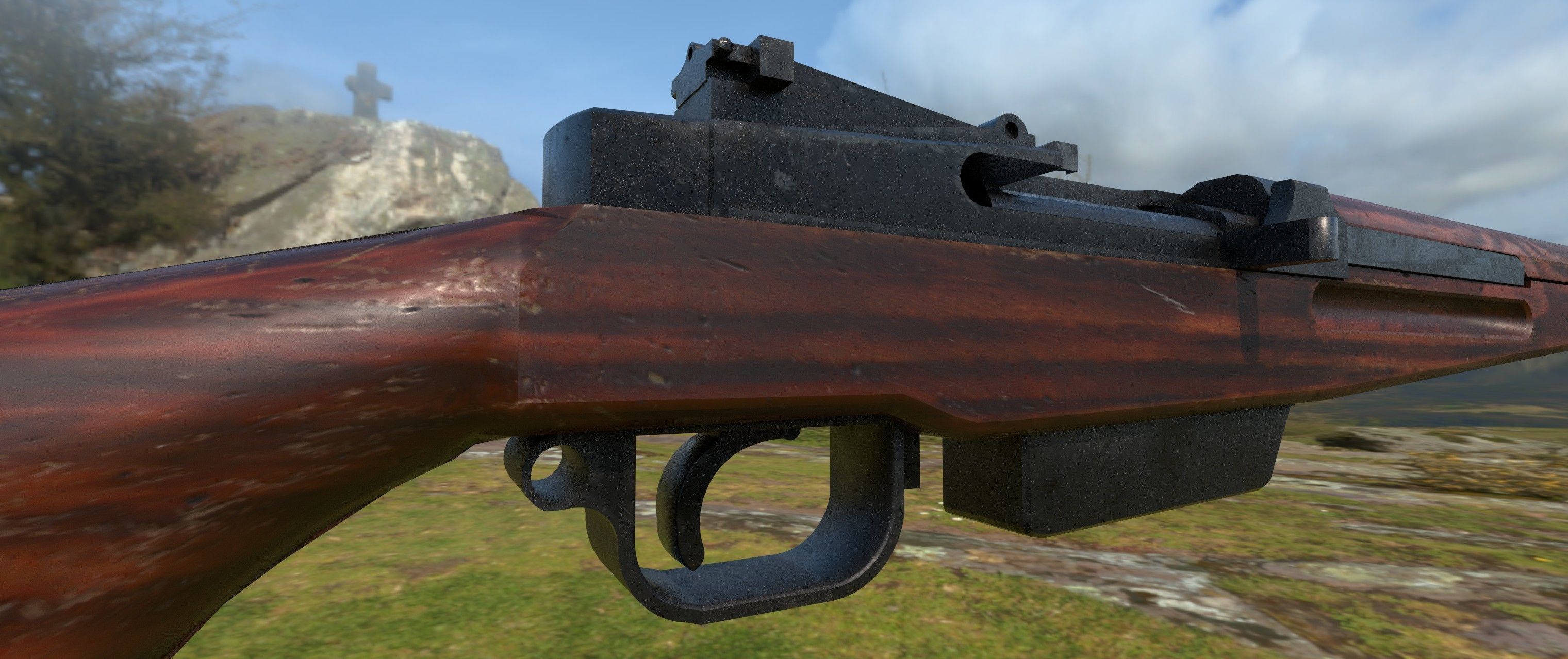 Type 5 rifle 3D model_2