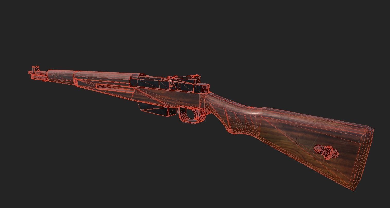 Type 5 rifle 3D model_5