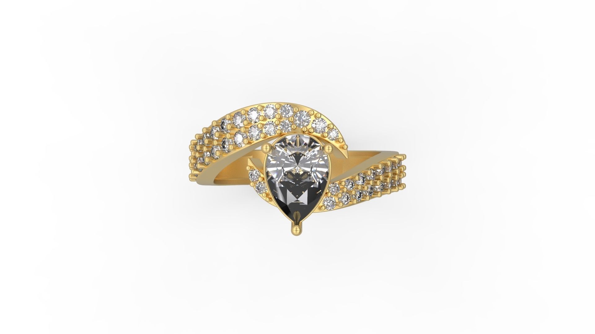 Cocktail Ring 118 3D print model_4