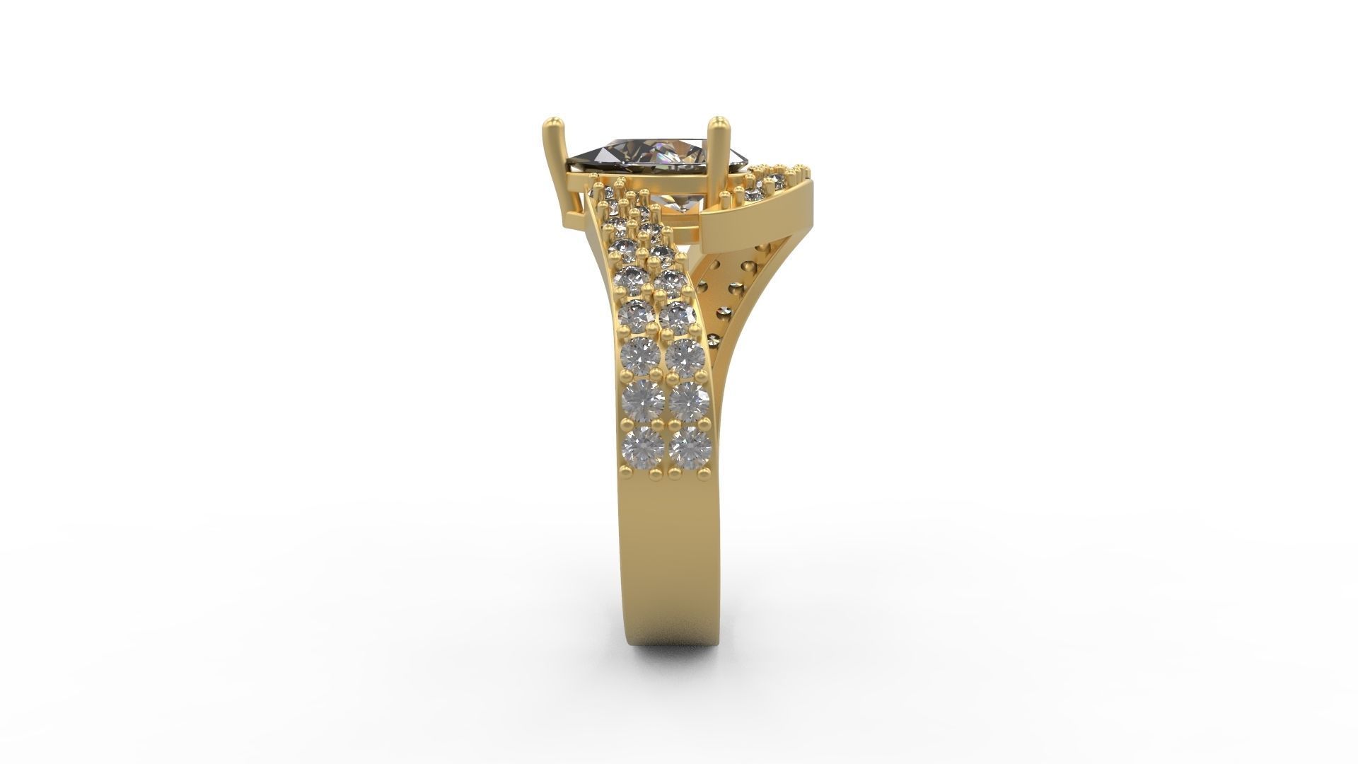 Cocktail Ring 118 3D print model_3