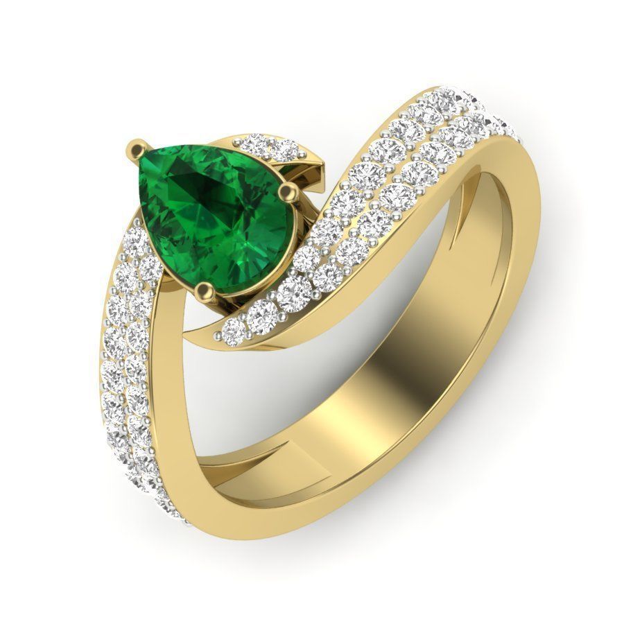 Cocktail Ring 118 3D print model_5