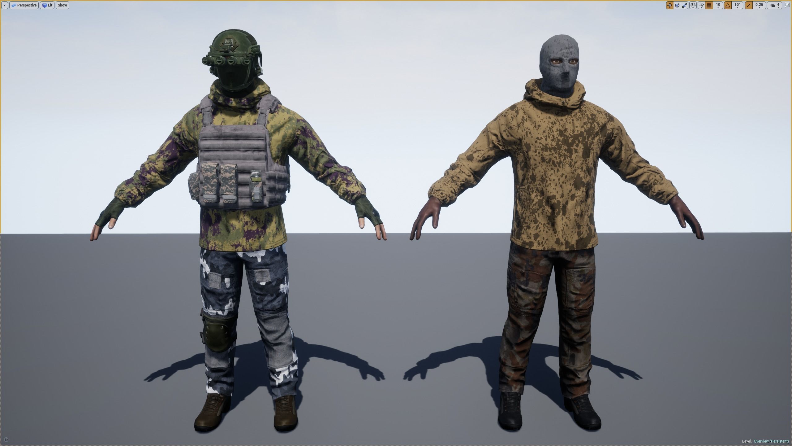 Terrorist Low-poly 3D model_10