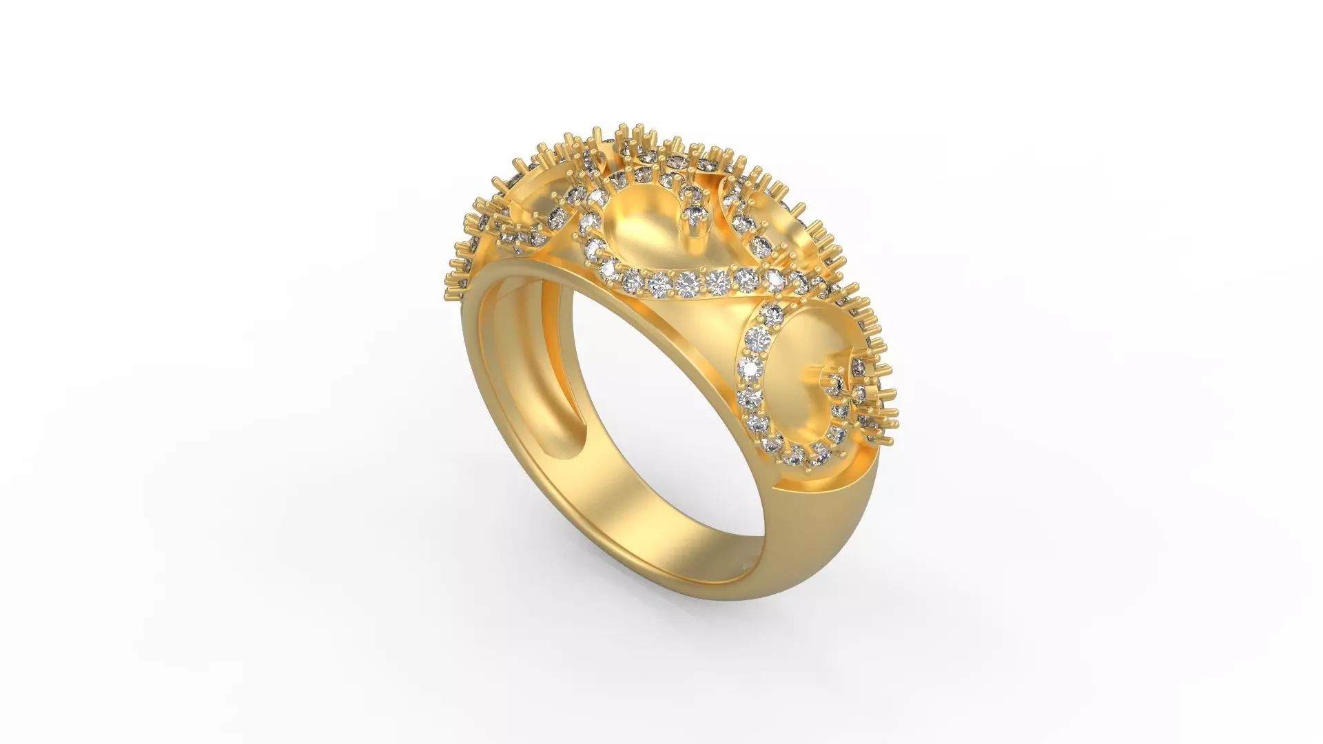 Cocktail Ring 140 3D print model