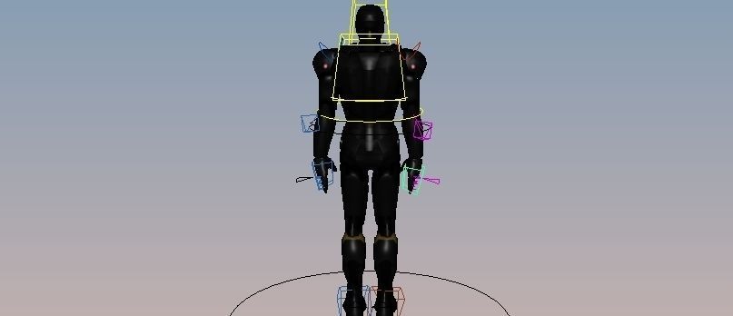 Iron Man Marvel Now Rigged Low-poly 3D model_1