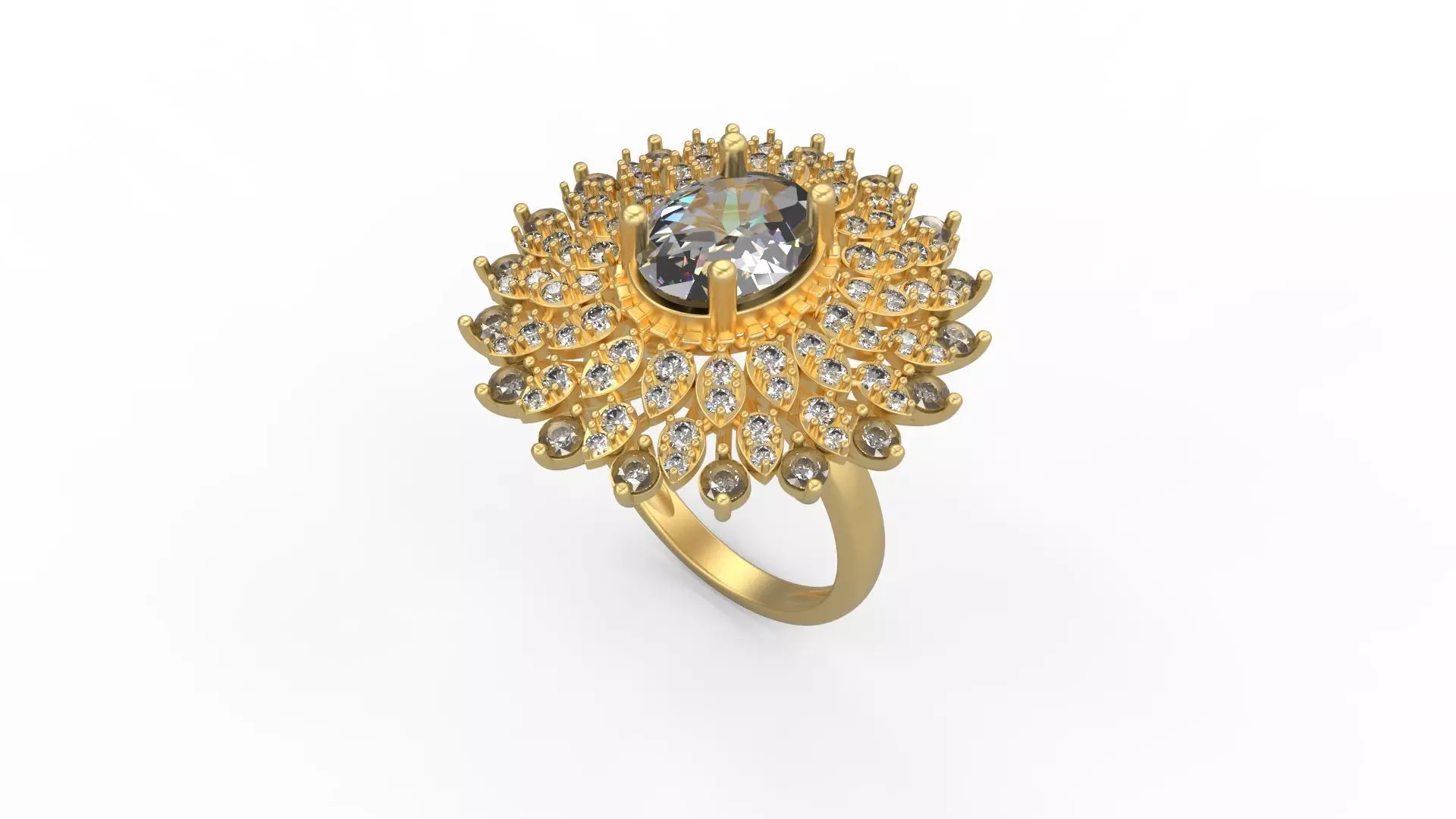 Cocktail Ring 144 3D print model