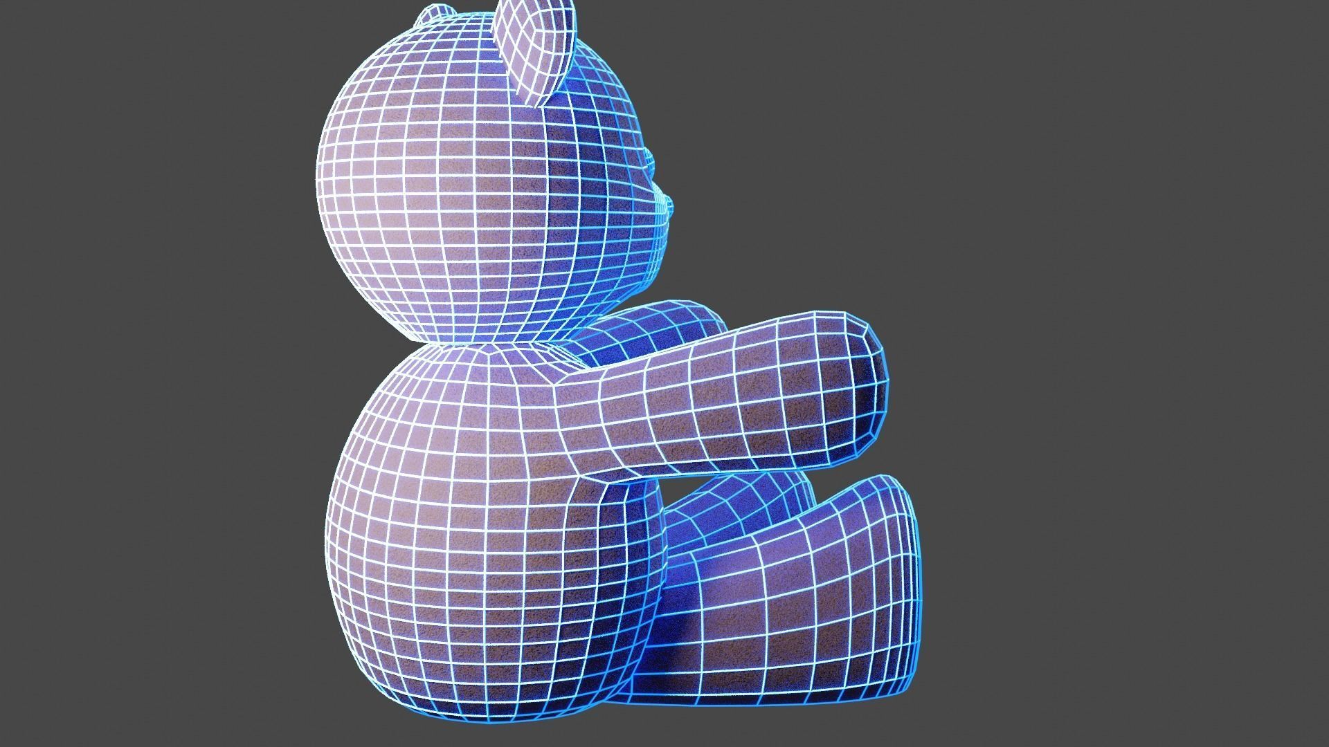 Teddy Bear 3D model_27