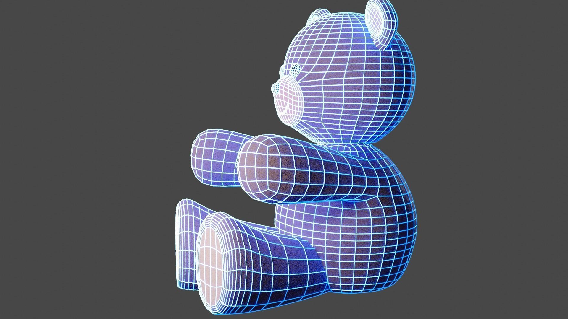 Teddy Bear 3D model_14