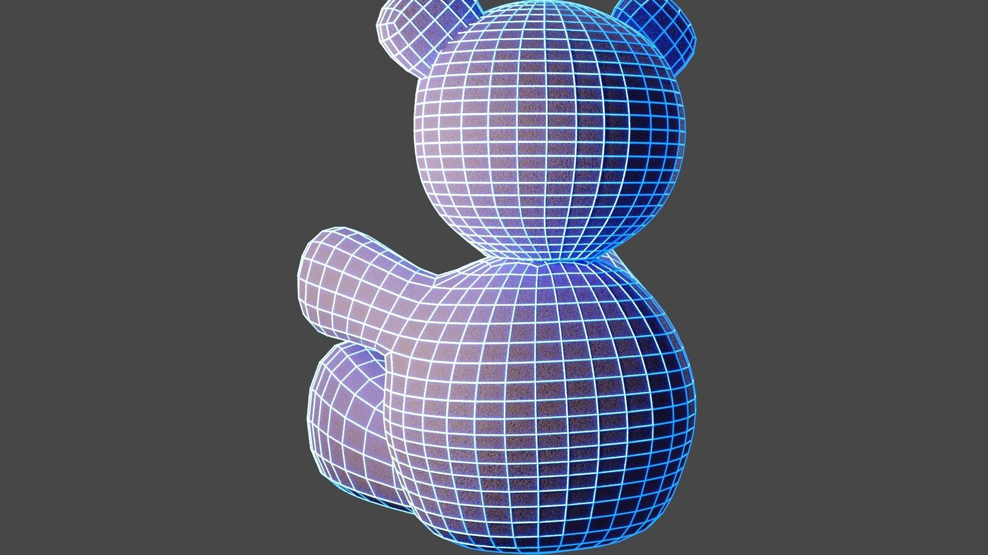 Teddy Bear 3D model_6