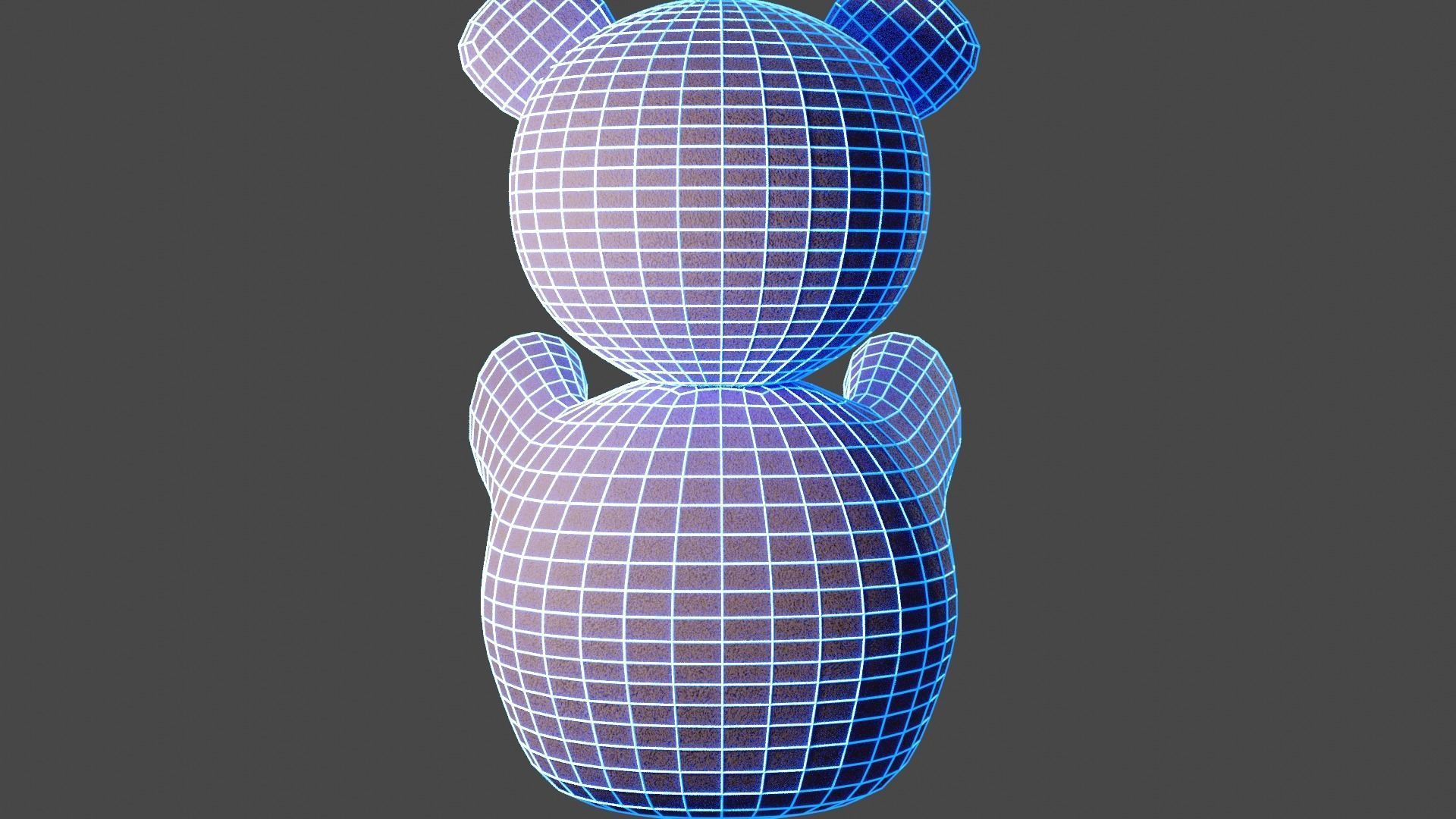 Teddy Bear 3D model_4