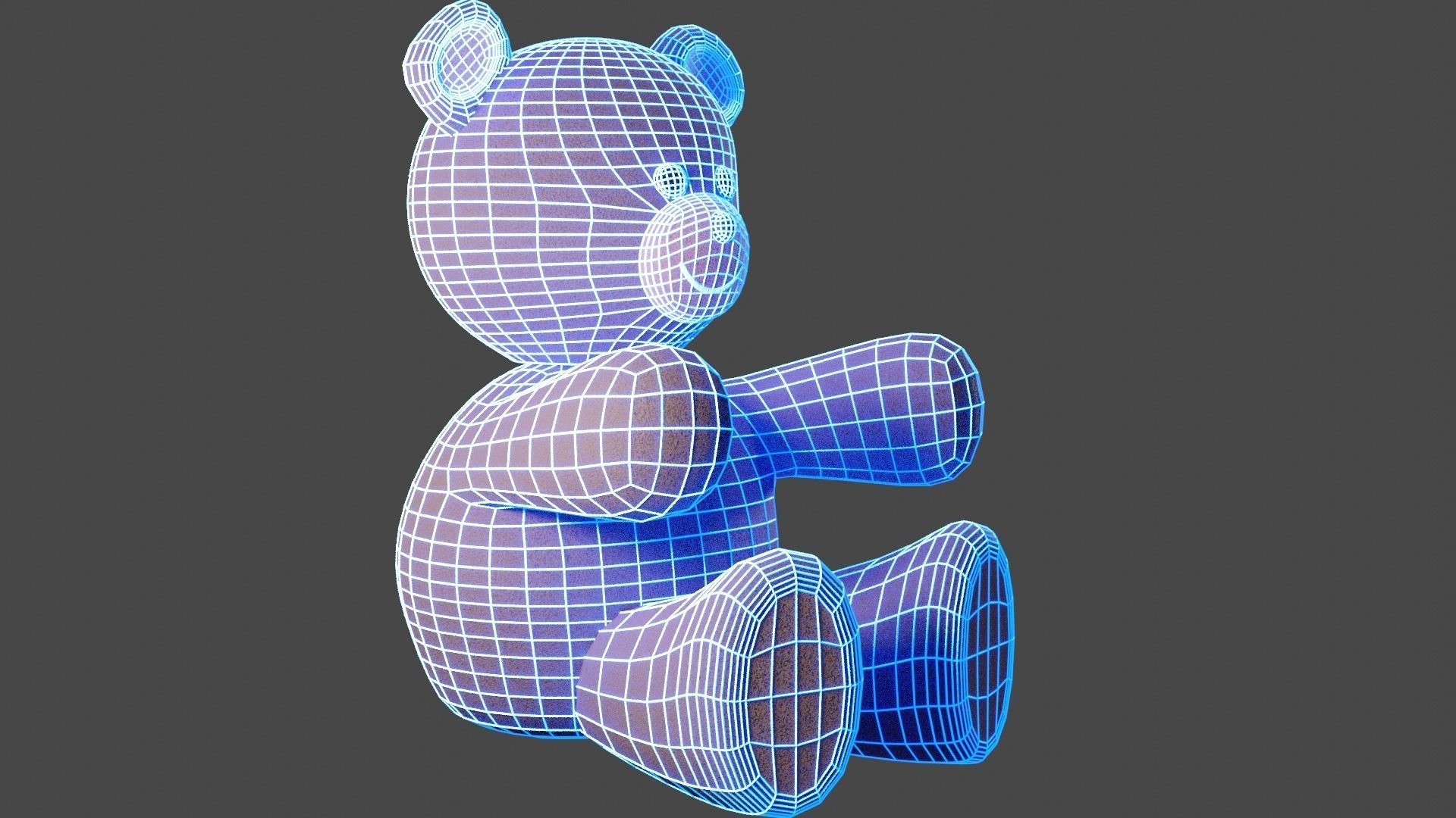 Teddy Bear 3D model_21