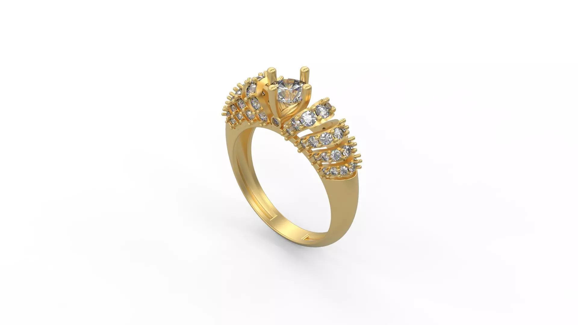Cocktail Ring 154 3D print model