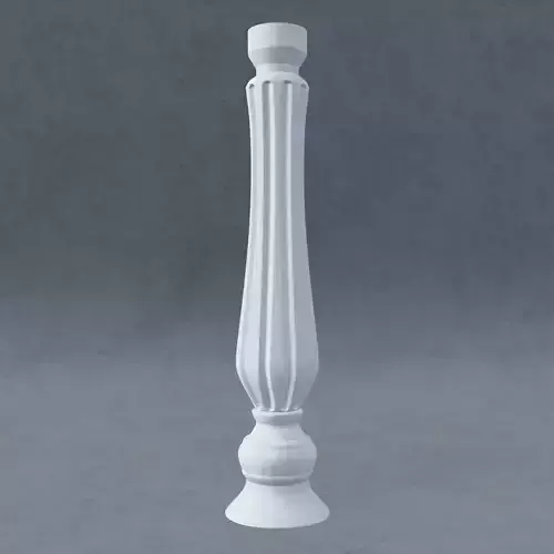 Baluster 1 gold candlestick