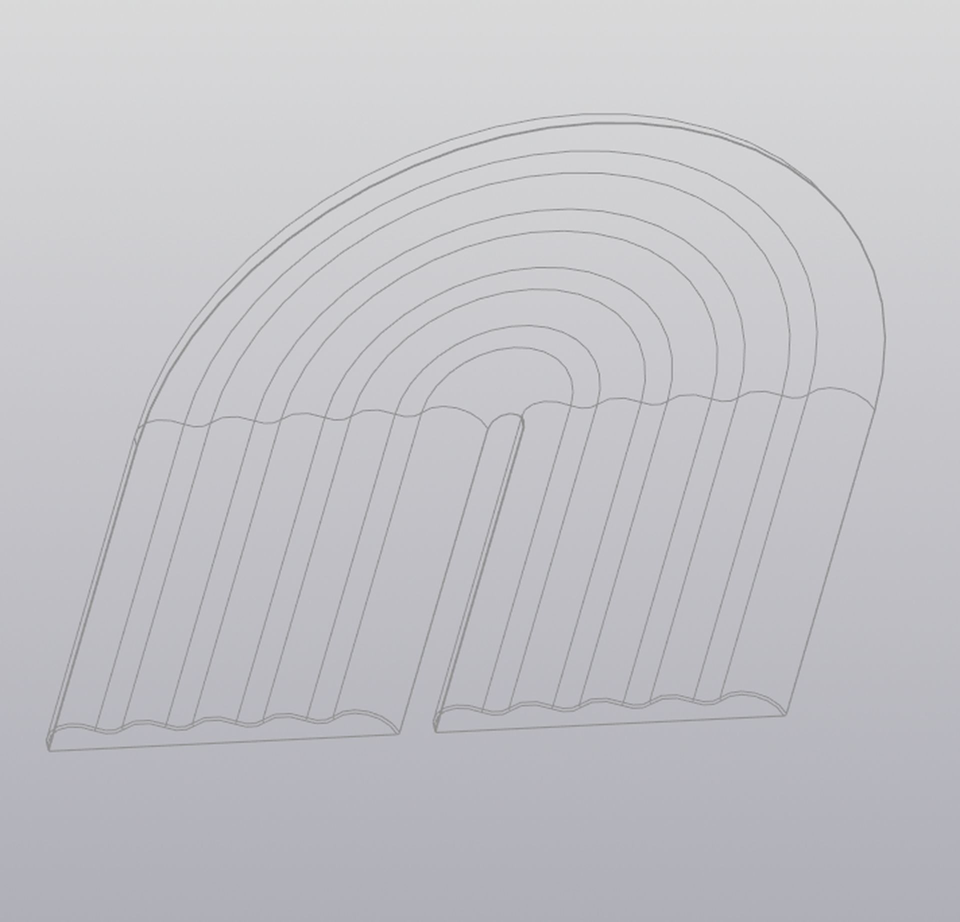 Cup coaster Rainbow 3D print model_7