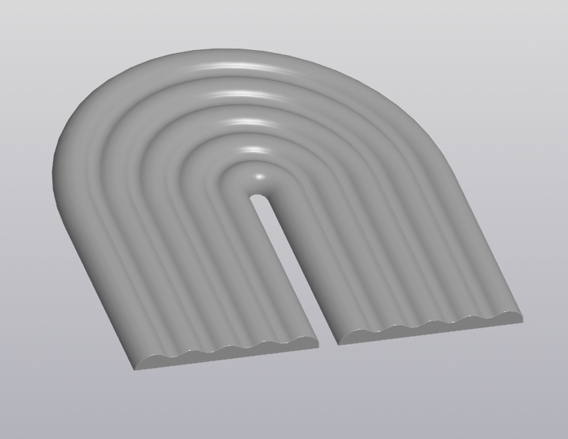 Cup coaster Rainbow 3D print model_2