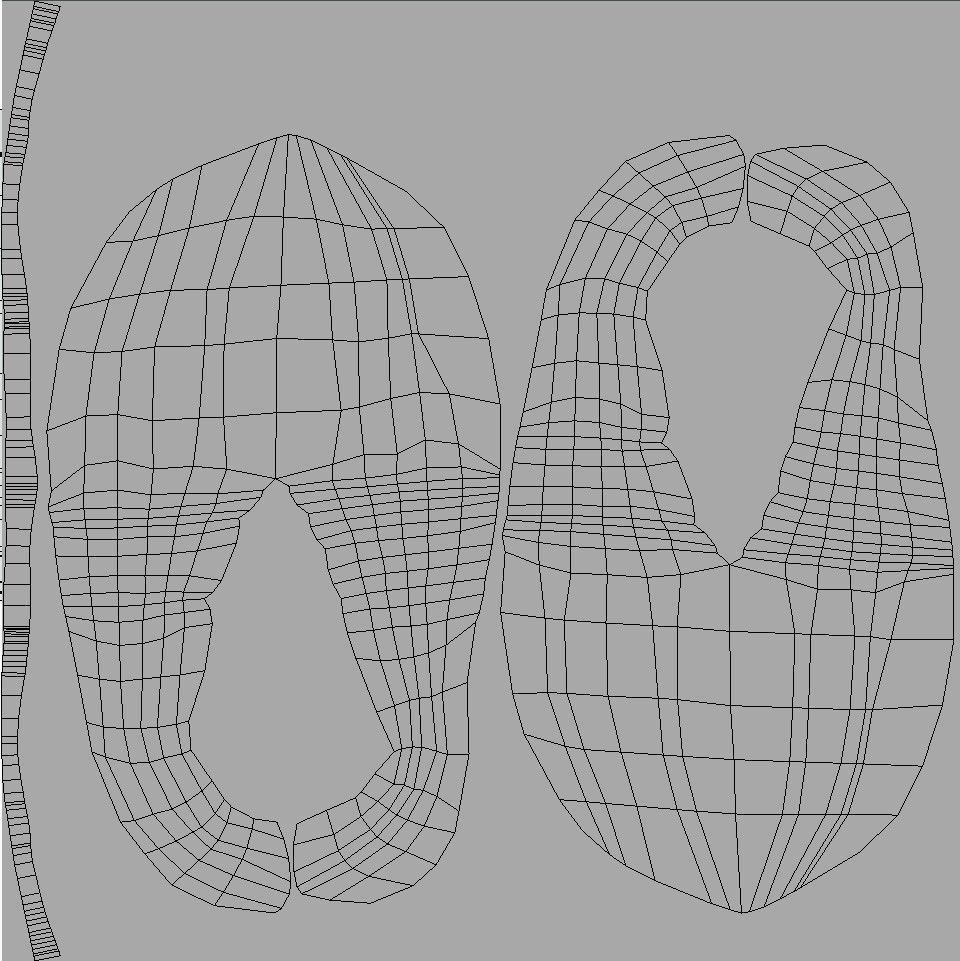 Salmon piece of 3D model_7