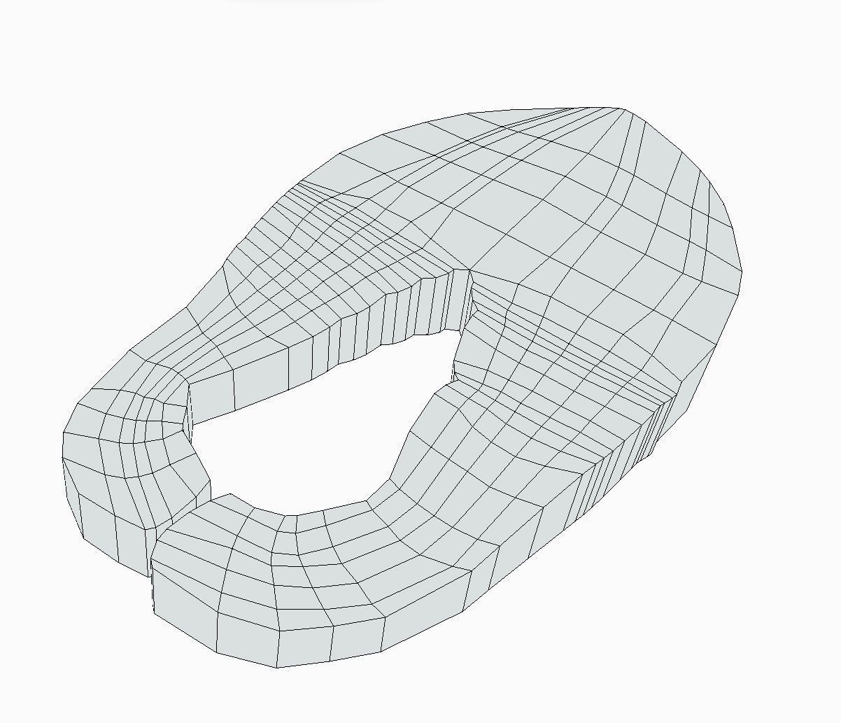 Salmon piece of 3D model_6