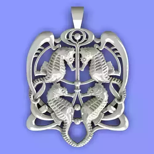 Jewelry Seahorses charm