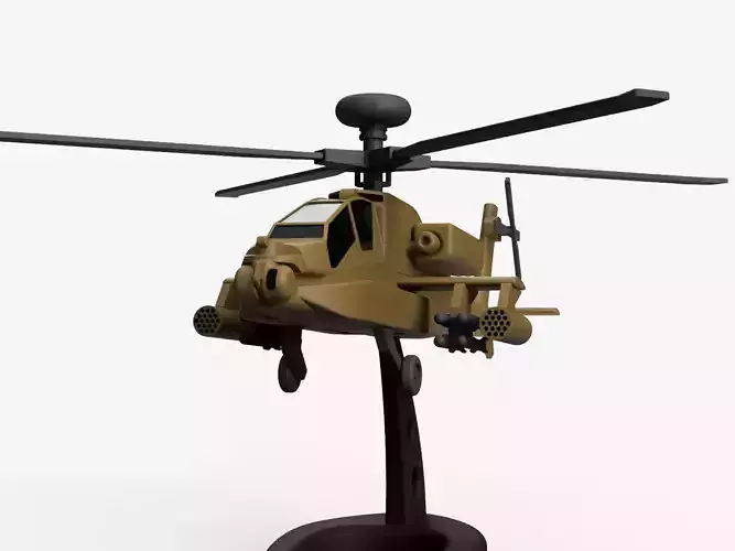 AH-64D Apache Longbow 3D print model