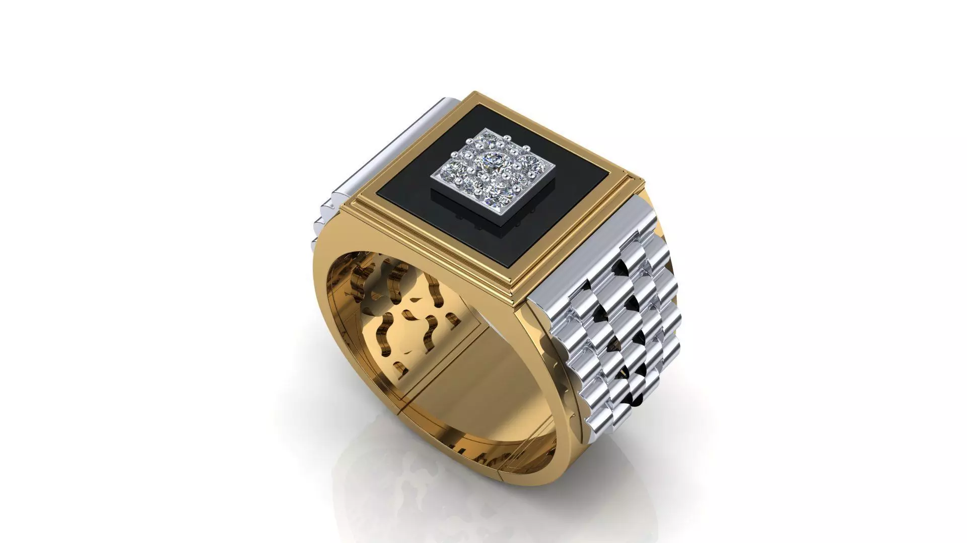 Men Ring 46 3D print model_0