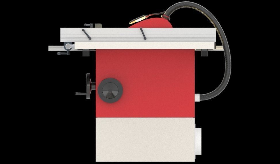 Circular Saw Bench Workshop Industry Carpenter DIY Joinery Tool 3D model_4