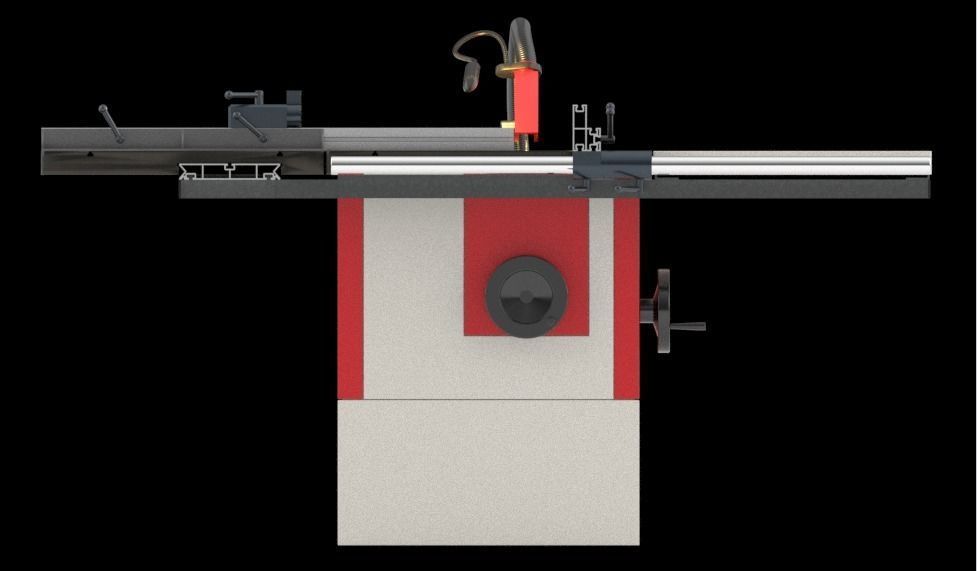 Circular Saw Bench Workshop Industry Carpenter DIY Joinery Tool 3D model_2