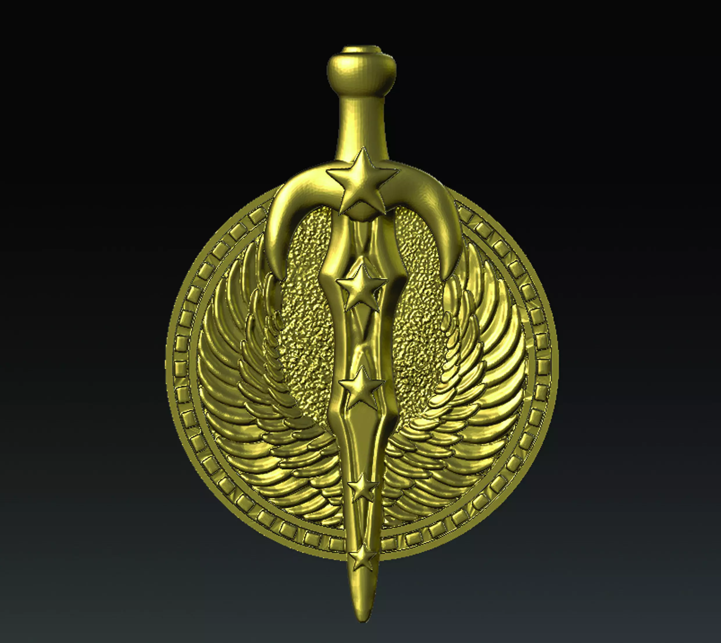 Sword Wing  3D print model_0