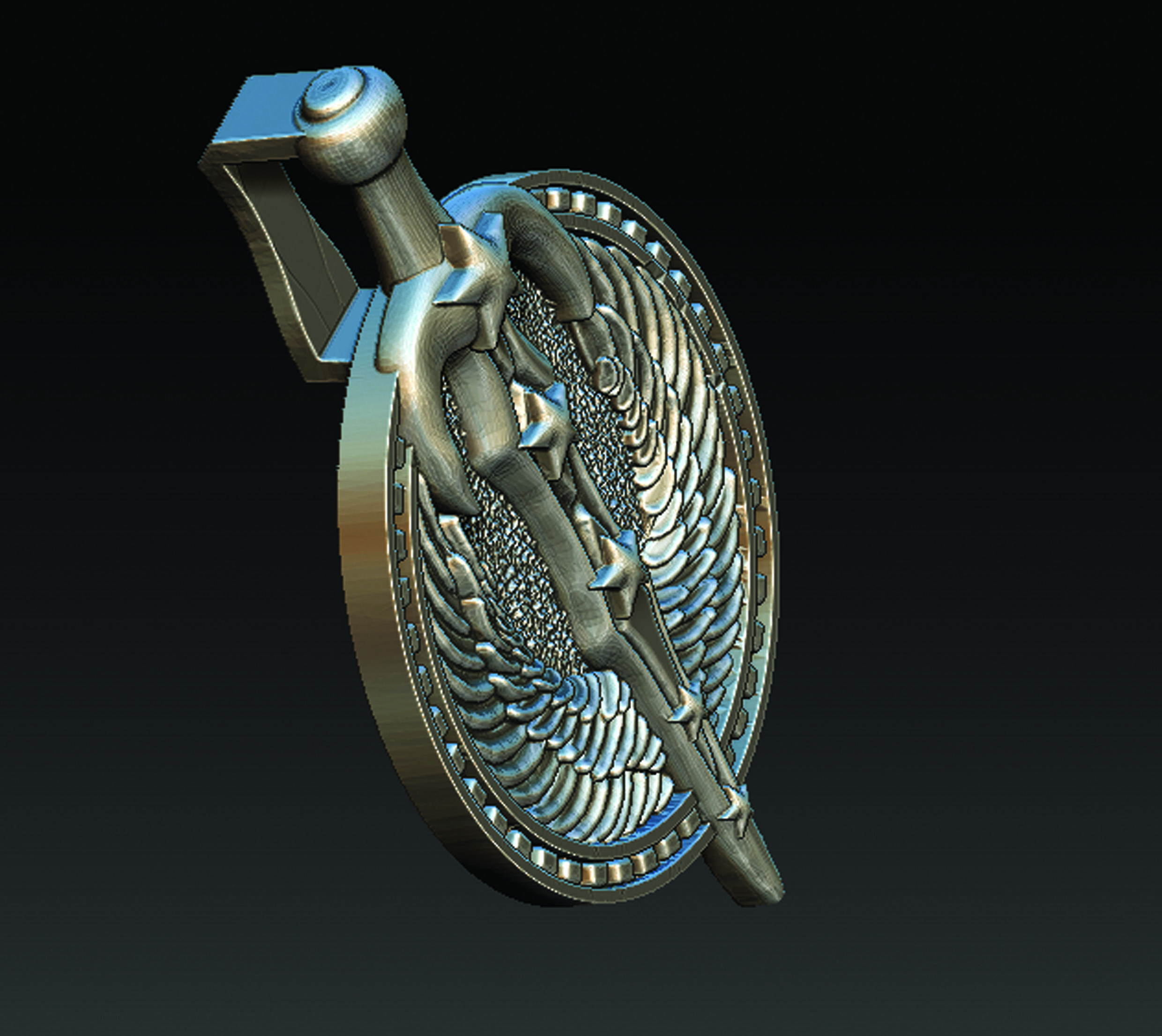 Sword Wing  3D print model_7