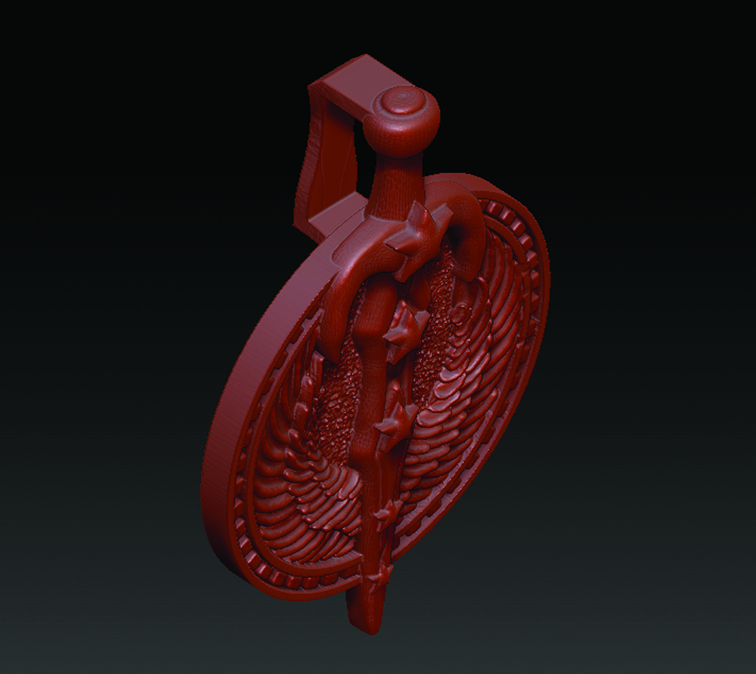 Sword Wing  3D print model_10