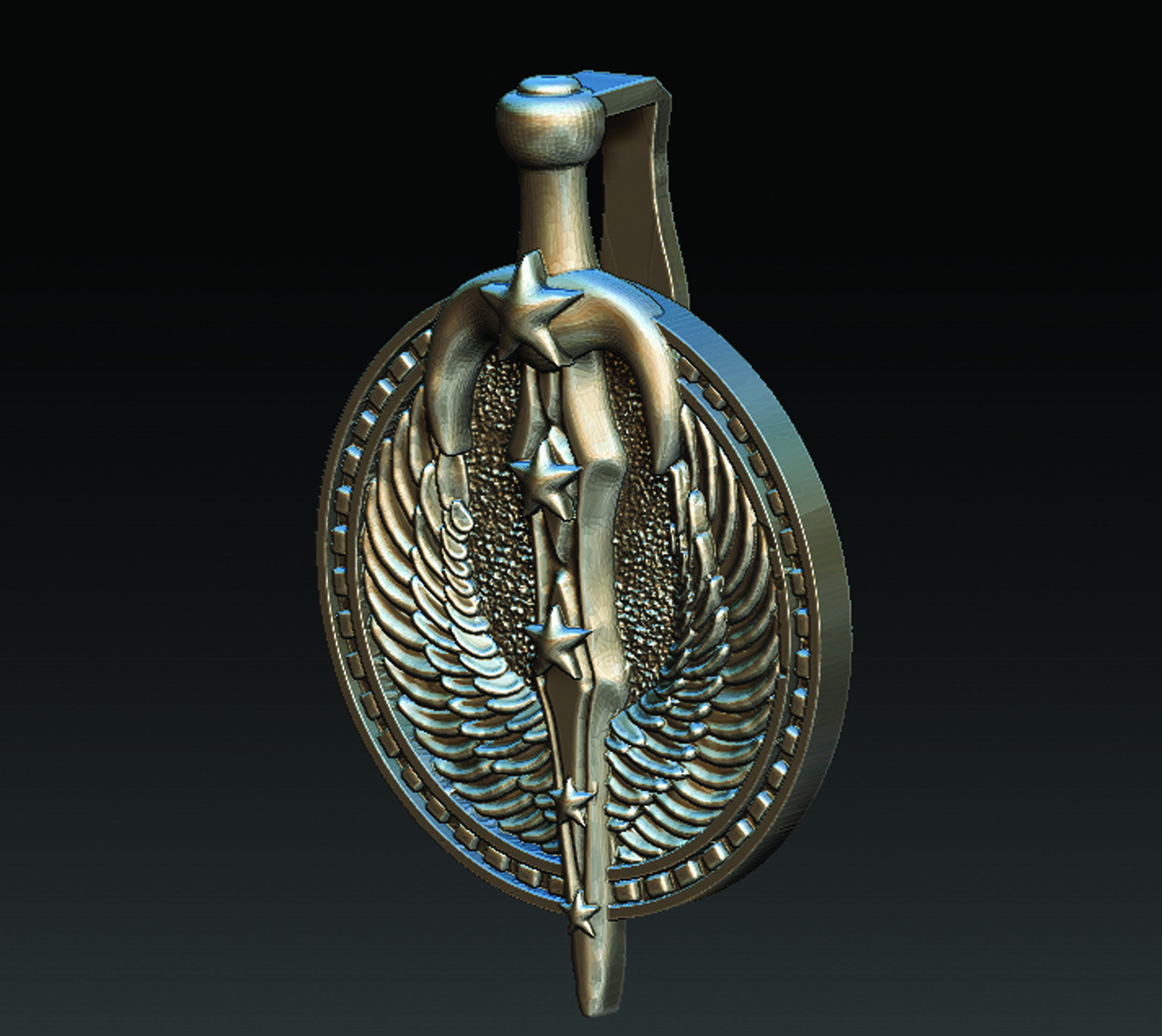 Sword Wing  3D print model_6