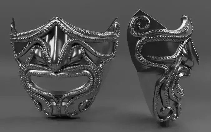 Ten-Mask two silver masks