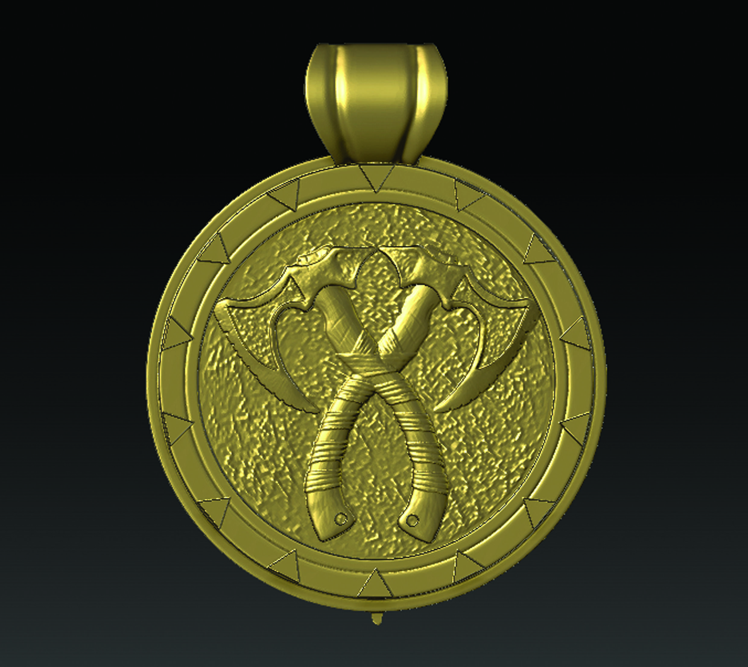 Sail Medallion  3D print model_1