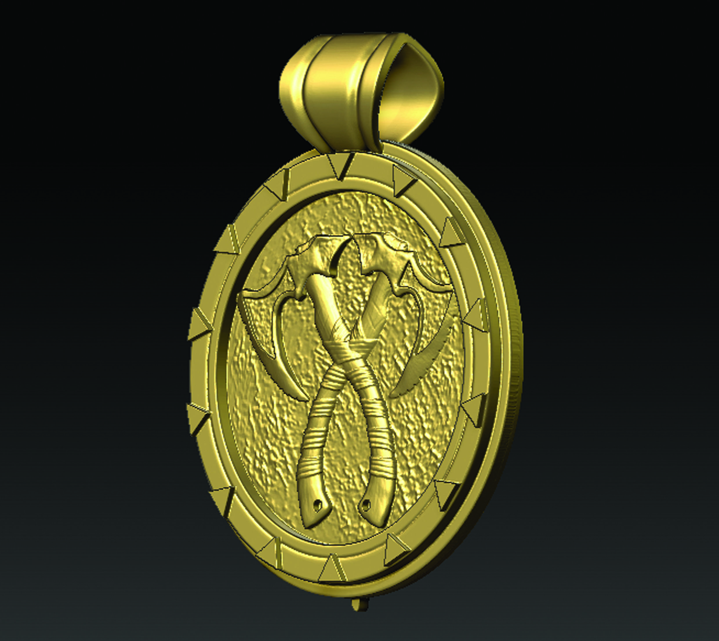 Sail Medallion  3D print model_2